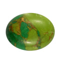 Green Turquoise (Ovl 9x7 mm) 1.60 ctw Loose Gemstone - Sticky add to cart bar