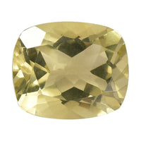Lemon Quartz (Cush 12x10 mm) 4.25 ctw Loose Gemstone