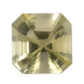Asscher Cut Lemon Quartz (Oct 14x14 mm) 6.50 ctw Loose Gemstone - Sticky add to cart bar