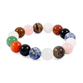 Round Multi-Stone 215.45 ctw Stretch Bracelet (6-7In) - Sticky add to cart bar