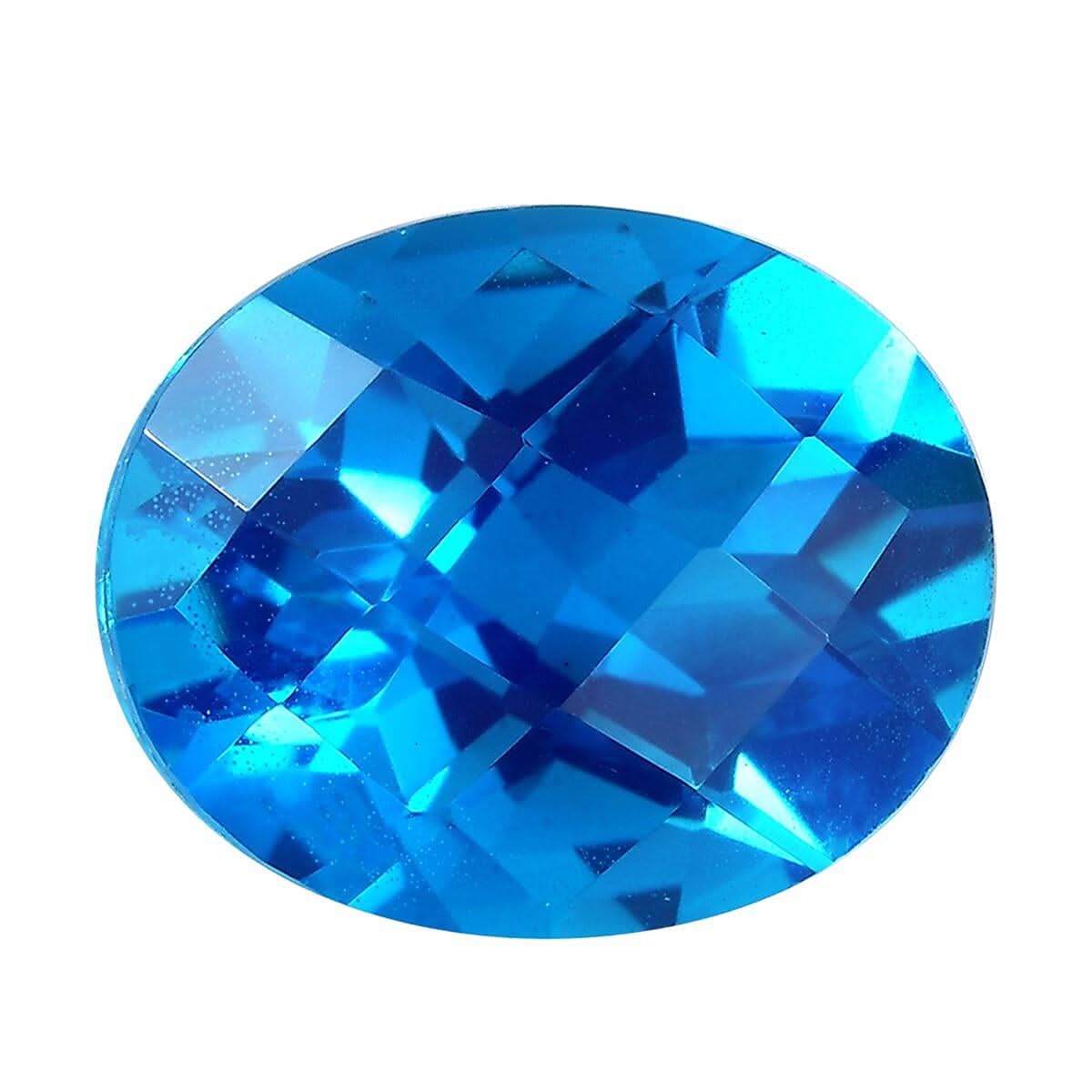 Caribbean Quartz (Ovl 12x10 mm) 5.03 ctw Loose Gemstone
