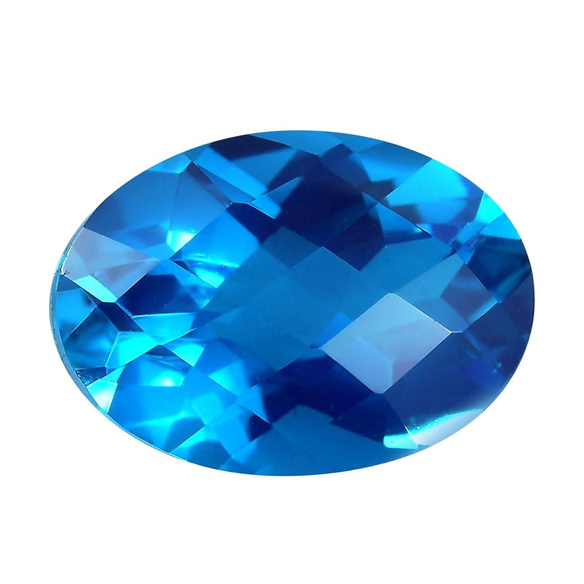 Caribbean Quartz (Ovl 14x10 mm) 5.50 ctw Loose Gemstone