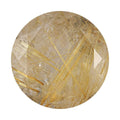 Golden Rutilated Quartz (Rnd 11 mm) 3.60 ctw Loose Gemstone - Sticky add to cart bar