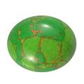 AA Green Turquoise (Ovl 12x10 mm) 4.60 ctw Loose Gemstone - Sticky add to cart bar