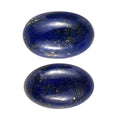 Lapis Lazuli Set of 2 (Ovl 6x4 mm) 1.05 ctw Loose Gemstone - Sticky add to cart bar