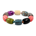Multi-Stone 184.25 ctw Barrel Stretch Bracelet (6-7In) - Sticky add to cart bar