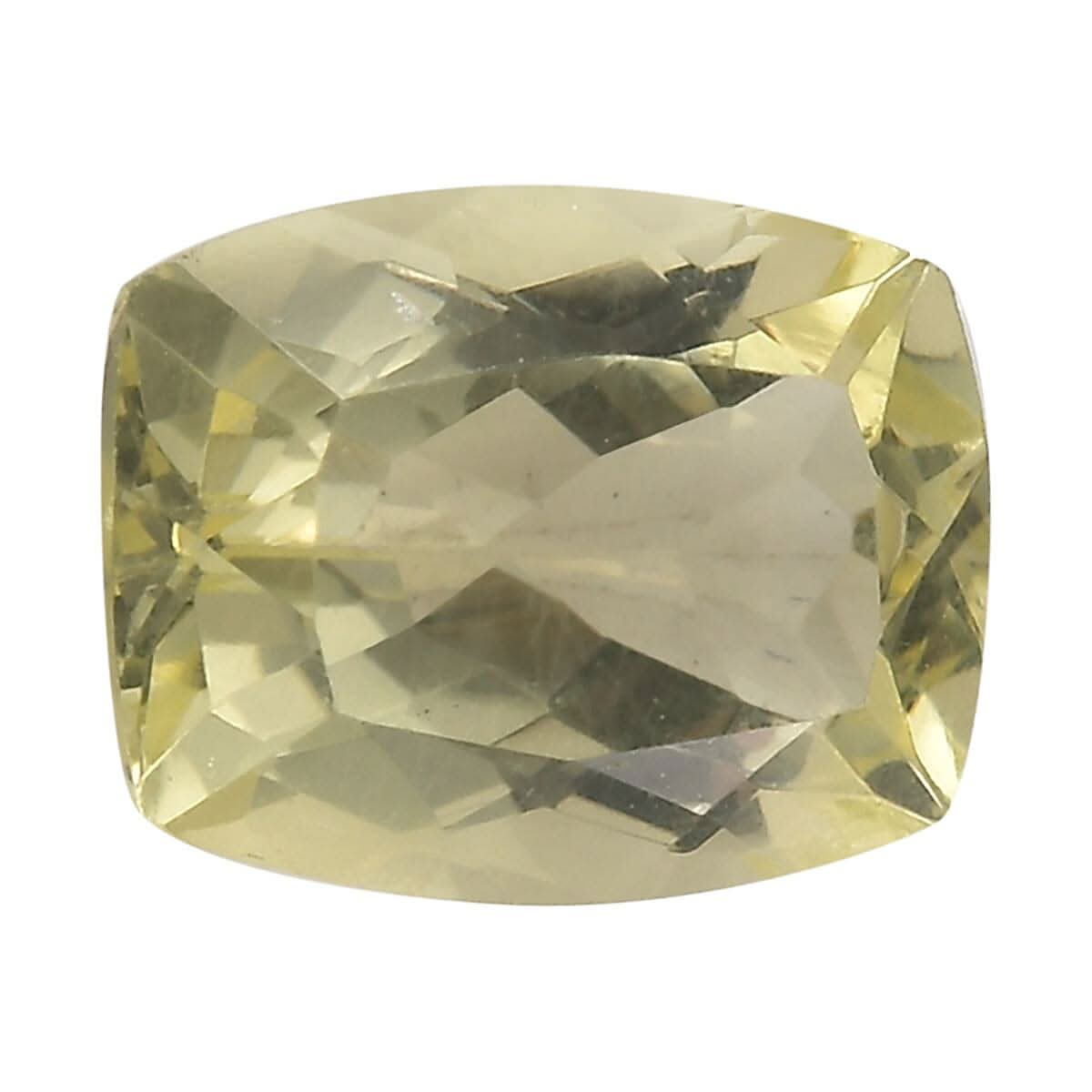 Green Gold Quartz (Cush 9x7 mm) 1.70 ctw Loose Gemstone