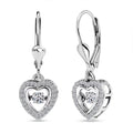 Luxuriant Lab Grown Diamond G-H SI 0.40 ctw Earrings in Rhodium Over Sterling Silver - Sticky add to cart bar