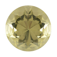 Lemon Quartz (Rnd 12 mm) 4.40 ctw Loose Gemstone
