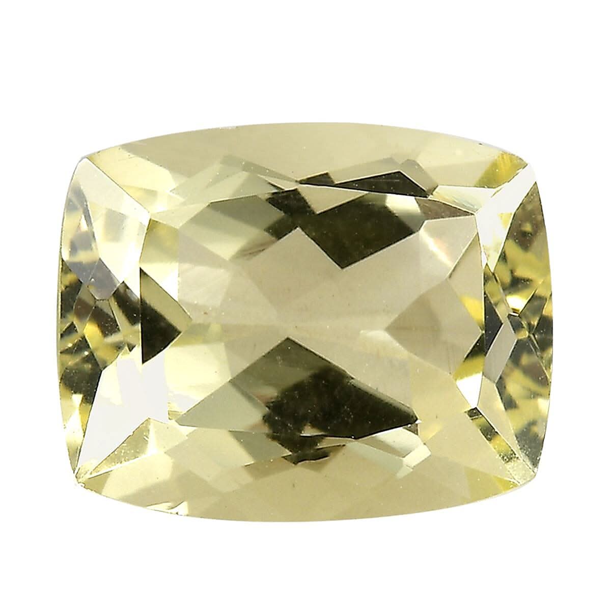 Green Gold Quartz (Cush 10x8 mm) 2.73 ctw Loose Gemstone