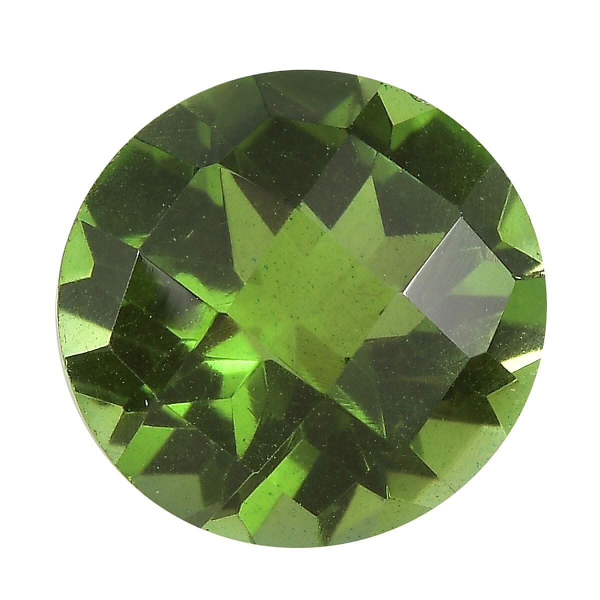 Chartreuse Quartz (Rnd 10 mm) 3.50 ctw Loose Gemstone