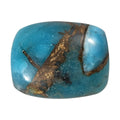 AA Blue Turquoise (Cush 9x7 mm) 1.70 ctw Loose Gemstone - Sticky add to cart bar