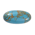 Blue Turquoise (Ovl 16x8 mm) 4.60 ctw Loose Gemstone - Sticky add to cart bar