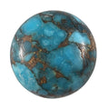 AA Blue Turquoise (Rnd 12 mm) 4.65 ctw Loose Gemstone - Sticky add to cart bar