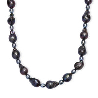 Peacock Pearl (D) Necklace in Stainless Steel 18 Inches