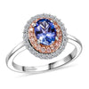 Tanzanite & Lab Grown Pink Diamond