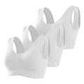 White Set of 3 Dream by Genie Smoothing Seamless Bra – Medium - Sticky add to cart bar