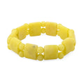 Olive Jade 145.05 ctw Tanker Stretch Bracelet (6-7In) - Sticky add to cart bar