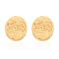 Italian Antique Stencil Earrings in 10K Yellow Gold 2.6 Grams - Sticky add to cart bar