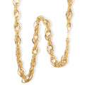 Italian Double Marquise Diamond-Cut Chain Necklace in 10K Yellow Gold 11.51 Grams 18-20 Inches - Sticky add to cart bar