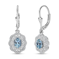 D'Joy Premium Kunzite and Moissanite 3.10 ctw Earrings in 18K Vermeil Rose Gold Over Sterling Silver