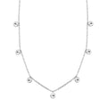 Rhapsody Coin Charm Necklace in 950 Platinum 5 Grams 18 Inches - Sticky add to cart bar
