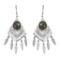 EverTrue Malagasy Labradorite 9.65 ctw Earrings in Stainless Steel - Sticky add to cart bar