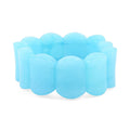 Amazonite 417.95 ctw Cushion Stretch Bracelet - Sticky add to cart bar