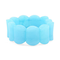 Amazonite 417.95 ctw Cushion Stretch Bracelet