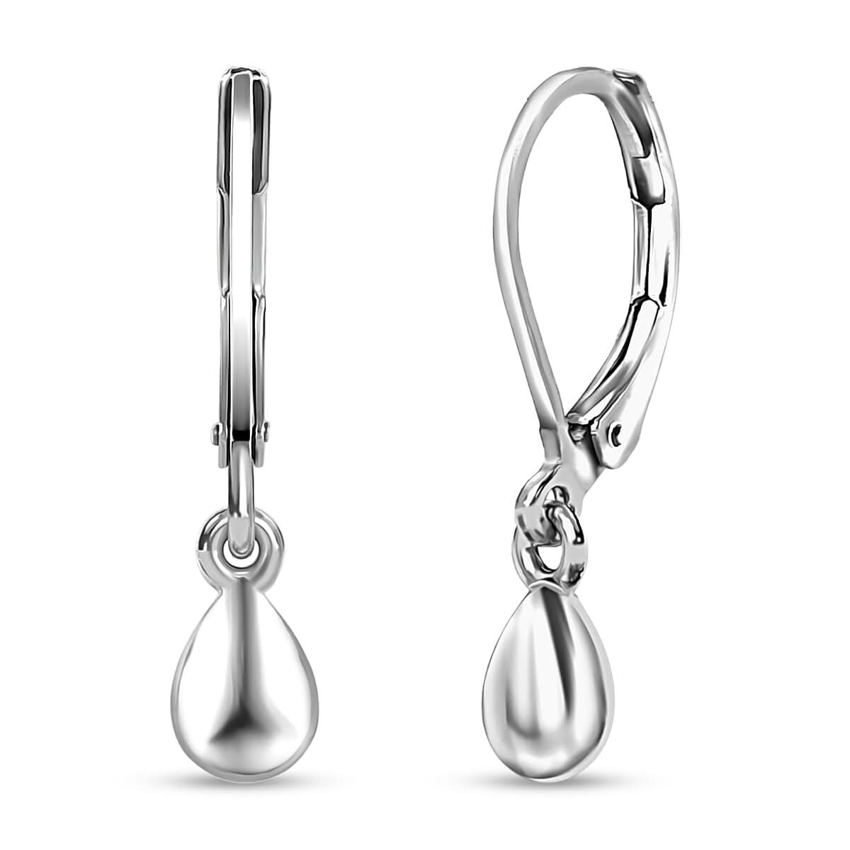D'Joy Sterling Silver Drop Earrings in Sterling Silver and Stainless Steel