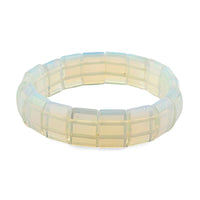 White Opalite 157.25 ctw Stretch Bracelet