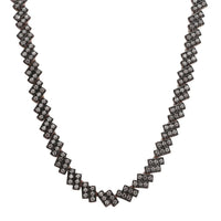D’Joy Natural Champagne Zircon 12.30 ctw Necklace 18 Inches in 18K Vermeil Rose Gold Over Sterling Silver