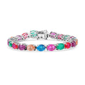 Ever True Multi Quartz Bracelet in Platinum Bond (7.25 In) 29.90 ctw - Sticky add to cart bar