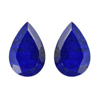 Lapis Lazuli Set of 2 (Pear 9x6 mm) 1.89 ctw Loose Gemstone