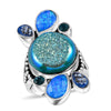 Blue Drusy Quartz