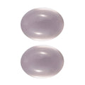 Galilea Rose Quartz Set of 2 (Ovl 9x7 mm) 3.47 ctw Loose Gemstone - Sticky add to cart bar