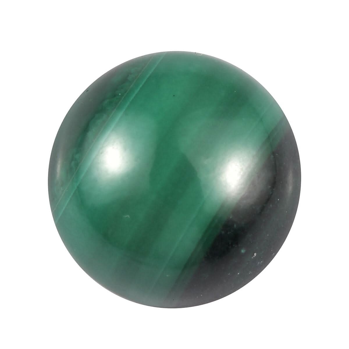 African Malachite (Rnd 9 mm) 3.23 ctw Loose Gemstone