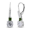 Moissanite & Chrome Diopside