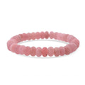 Cherry Quartz Beaded 103.00 ctw Stretch Bracelet - Sticky add to cart bar