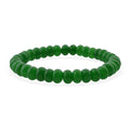 Green Onyx Beaded 98.40 ctw Stretch Bracelet - Sticky add to cart bar