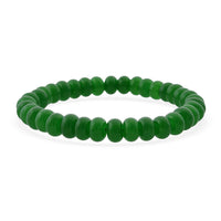 Green Onyx Beaded 98.40 ctw Stretch Bracelet