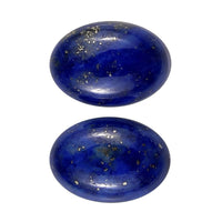 Lapis Lazuli Set of 2 (Ovl 7x5 mm) 1.52 ctw Loose Gemstone