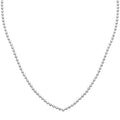 Beaded Chain Necklace in 950 Platinum 3 Grams 20 Inches - Sticky add to cart bar