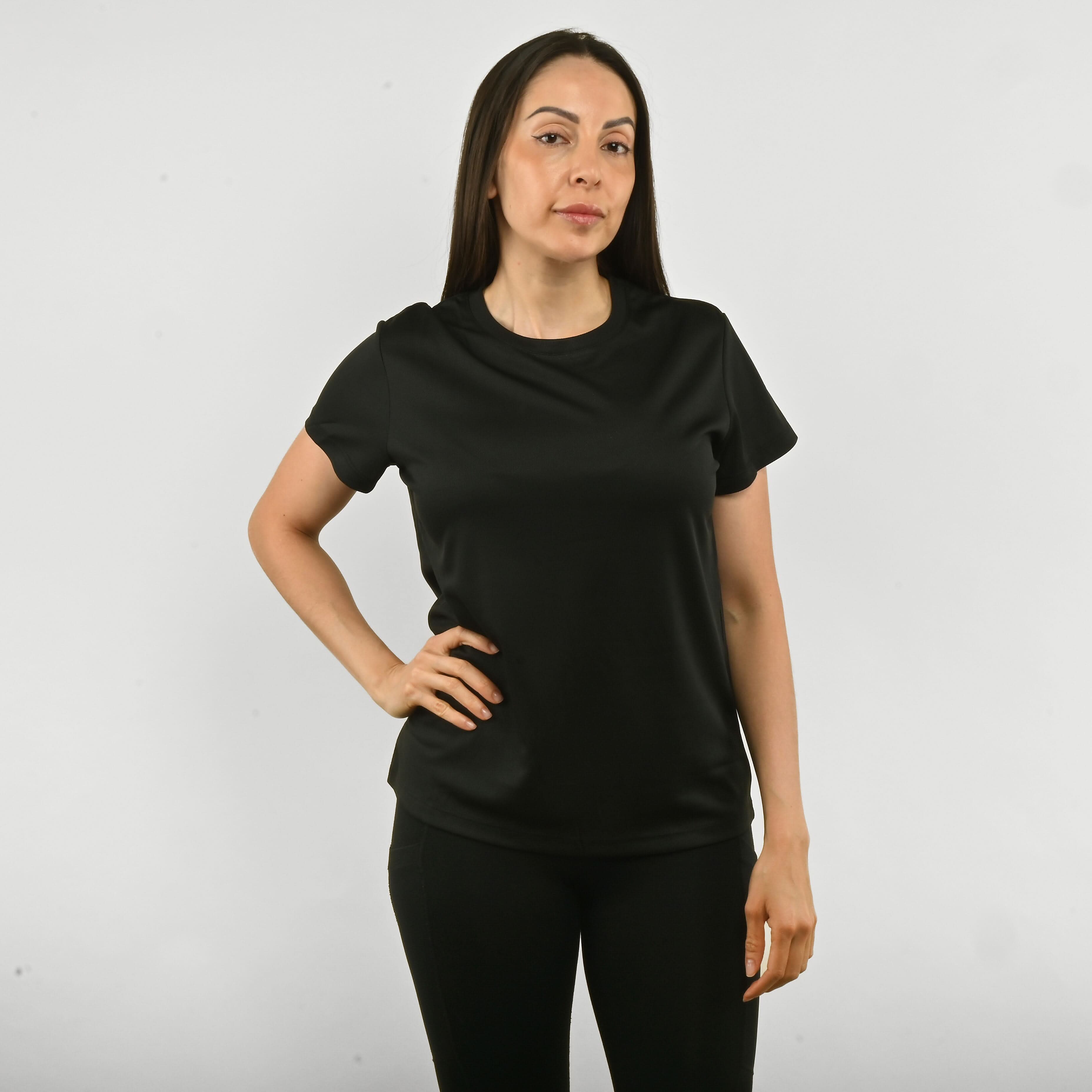 Hanton Black Women's Moisture Wicking Shirt - S