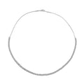 Luxuriant Lab Grown Diamond G-H SI 4.00 ctw Necklace in Rhodium Over Sterling Silver 18 Inches (Del. In 10-12 Days) - Sticky add to cart bar