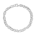 Link Chain Bracelet in Sterling Silver (7.25 In) 6.65 Grams - Sticky add to cart bar