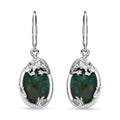 EverTrue Chrysocolla 13.40 ctw Dragon's Embrace Earrings in Platinum Bond and Stainless Steel - Sticky add to cart bar