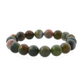 Indian Agate Beaded 149.95 ctw Stretch Bracelet - Sticky add to cart bar