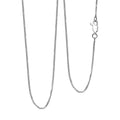 950 Platinum Sleek Curb Chain Necklace 20 Inches 3.10 Grams - Sticky add to cart bar