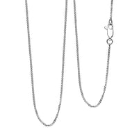 950 Platinum Sleek Curb Chain Necklace 20 Inches 3.10 Grams
